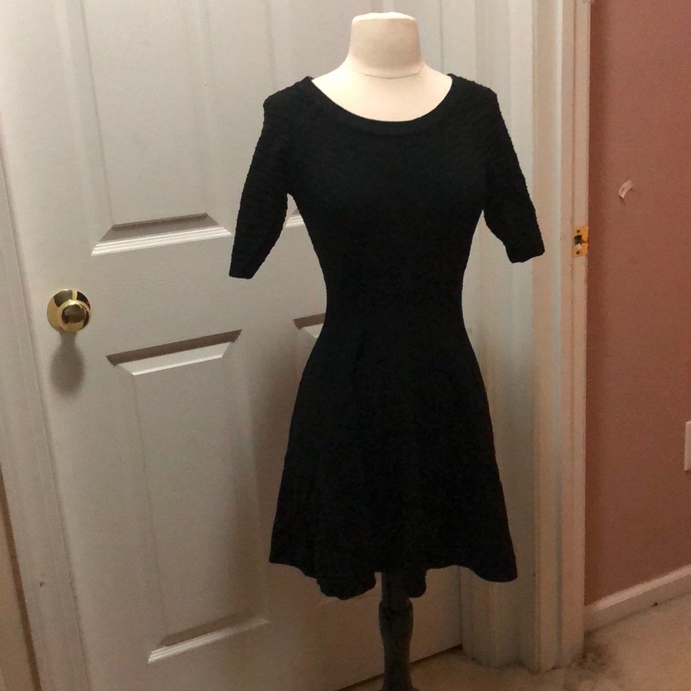Little Black Sweater Dress